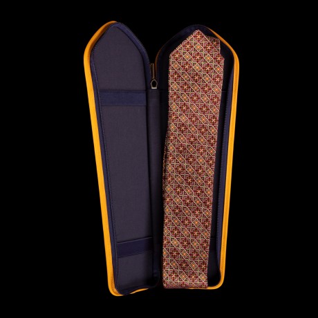 Prabangus kelioninis odinis kaklaraiščių dėklas 