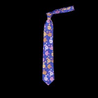 Prabangus violetinis rankų darbo šilkinis kaklaraištis Italo Ferretti