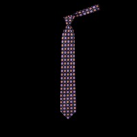 Prabangus rankų darbo šilkinis kaklaraištis Italo Ferretti