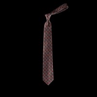 Prabangus rankų darbo šešių klosčių šilkinis kaklaraištis ZILLI