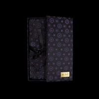 Prabangaus kaklaraiščio ir kišeninės nosinaitės komplektas šilko dėžutėje Italo Ferretti