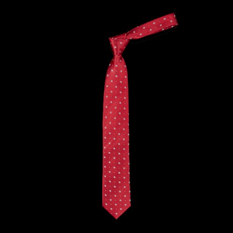 Prabangus raudonas kaklaraištis su Gedimino pilies atvaizdu