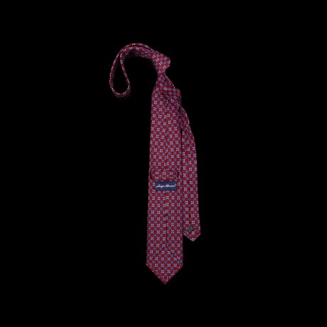 Prabangus rankų darbo šilkinis kaklaraištis