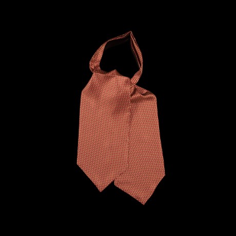 Raudona šilkinė kaklaskarė