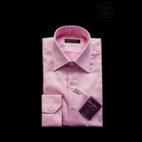 Vyriški neįliemenuoti rožiniai marškiniai 
