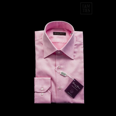 Vyriški neįliemenuoti rožiniai marškiniai 