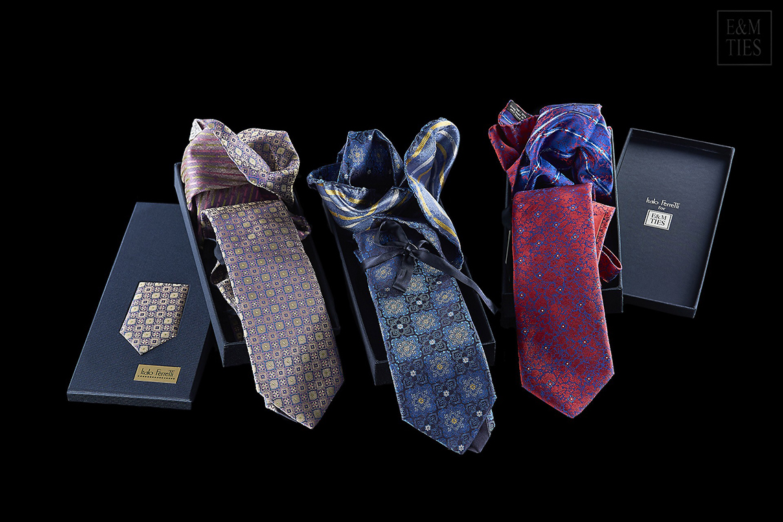 Lengvas Italo Ferretti kaklaraištis. Stiliaus ir Made in Silvi genijaus šedevrai 